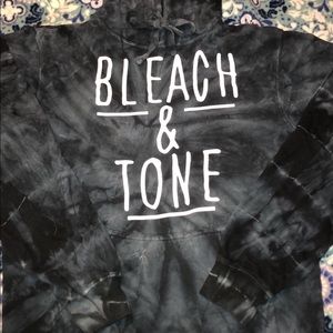 Tie dye sweat shirt blue